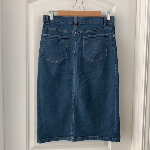 Calvin Klein Jeans Denim Jean Skirt - Picture 2 of 3